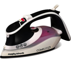 Morphy Richards Comfigrip 301020 Steam Iron - Charcoal & Pink